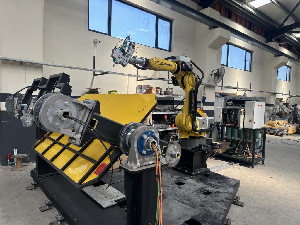 Fanuc robotik fiber lazer kesim hücresi kurulumu